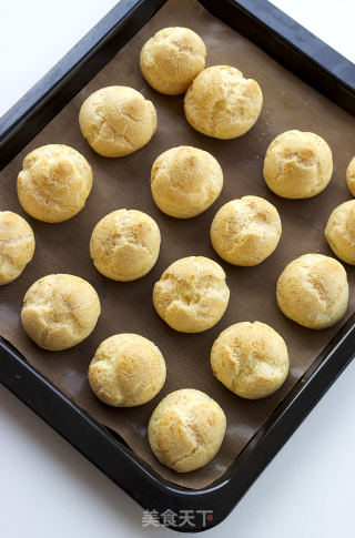 [sweet Chestnut Vanilla Puffs] recipe