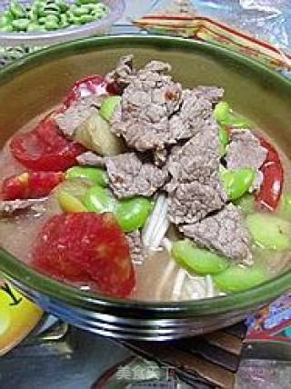 Tomato Beef Noodle Soup recipe