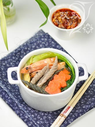 Shrimp Multigrain Noodle Fish Soup