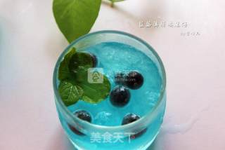Summer Cold Drink-mint Blueberry Cocktail recipe