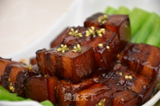 Osmanthus Braised Pork recipe