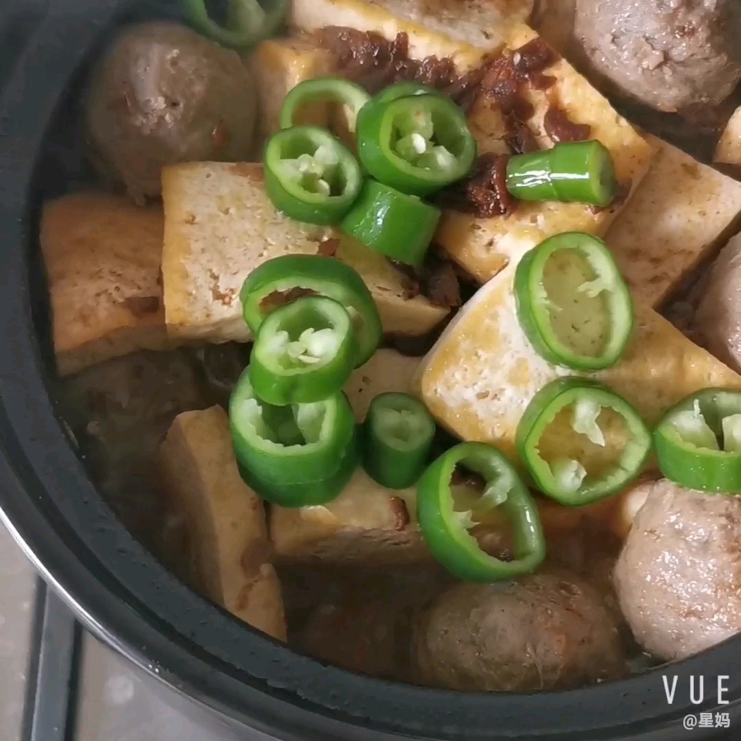 Shrimp Paste Tofu Pot recipe