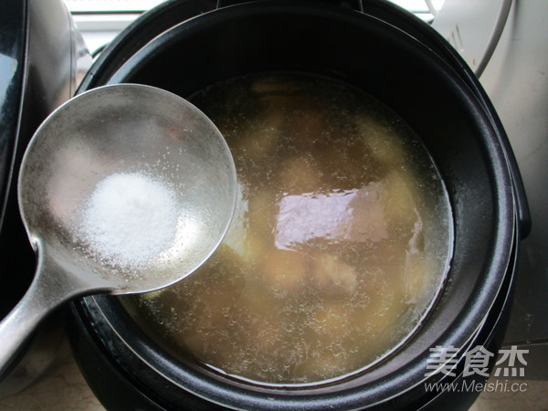 Yam Pork Ribs Soup recipe