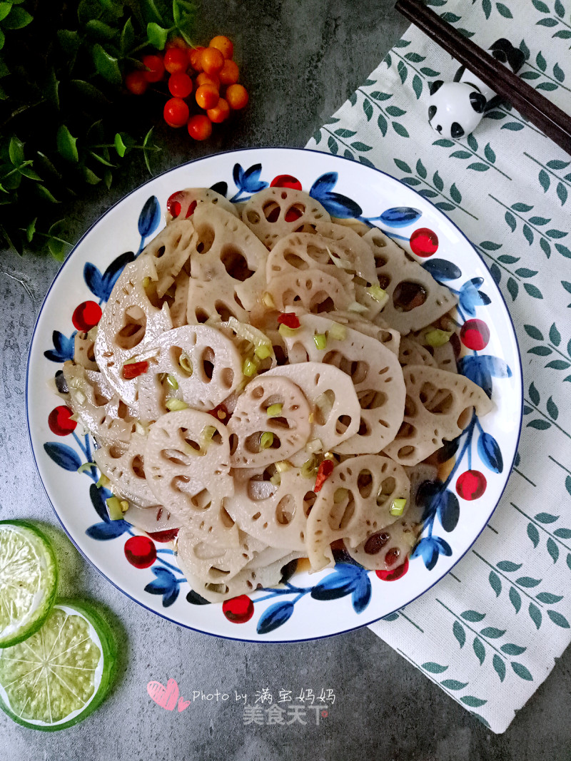 Cold Lotus Root Slices recipe