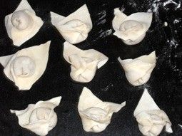 Mushroom Chicken Wonton recipe