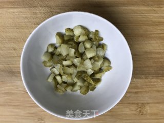 Fried Rice with Pickled Cucumber and Egg recipe