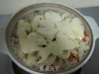 Pumpkin Banana Claypot Rice recipe