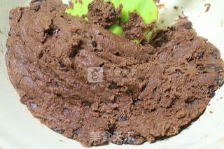 #aca烤明星大赛#chocolate Bean Cookies recipe