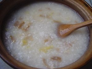 Seafood Dry Soaked Soil Egg Porridge recipe