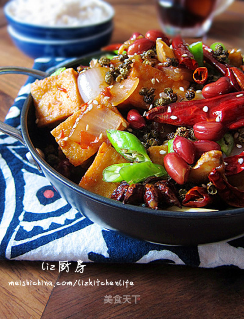 The More You Eat, The More Addictive {dry Pot Crispy Tofu} recipe