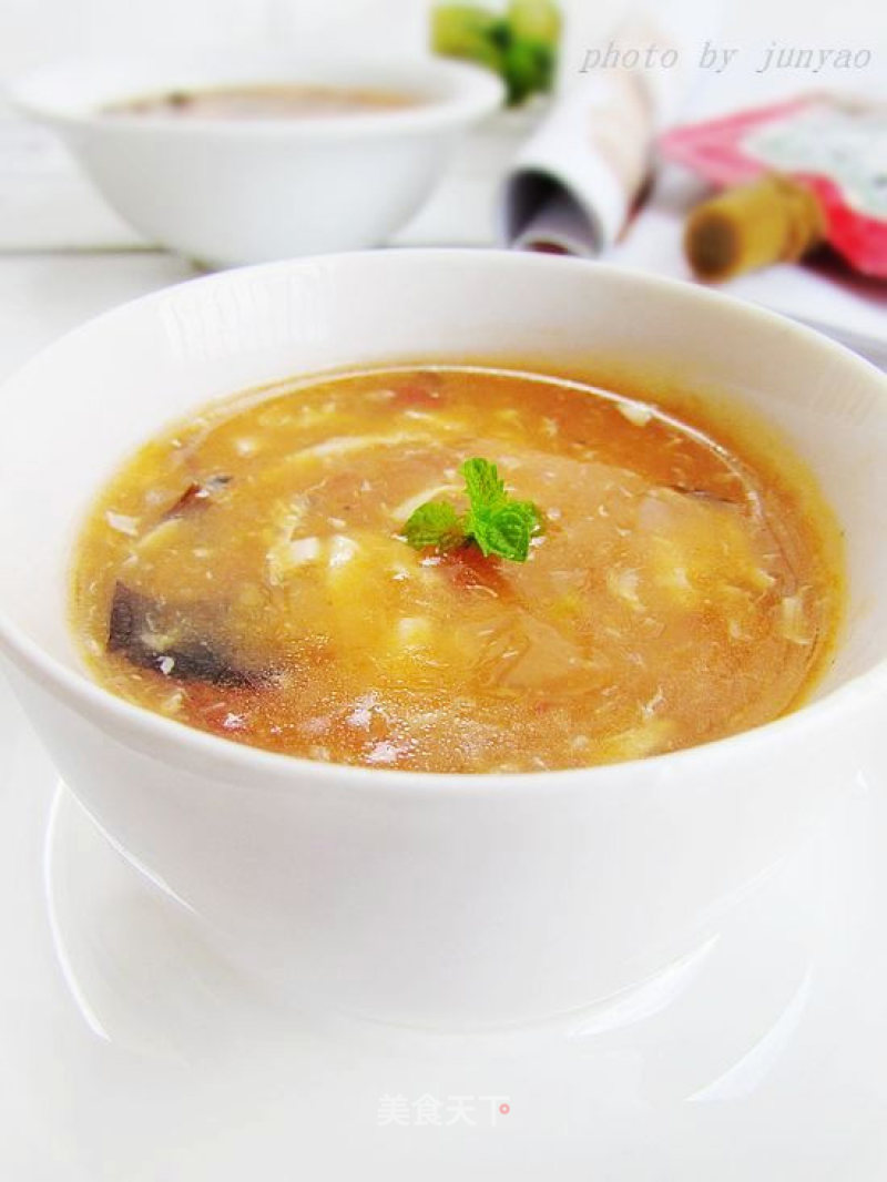 Hot and Sour Seafood Soup recipe