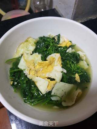 White Cauliflower and Egg Soup recipe