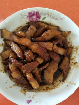 Braised Pork Belly Strips recipe