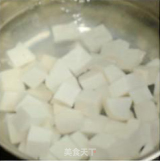 Homemade Calcium Supplemental Soup----taro Tofu and Shrimp Soup recipe