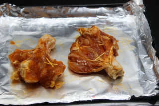 #aca Fourth Session Baking Contest# Making Pornographic Roasted Chicken Legs with Cumin recipe