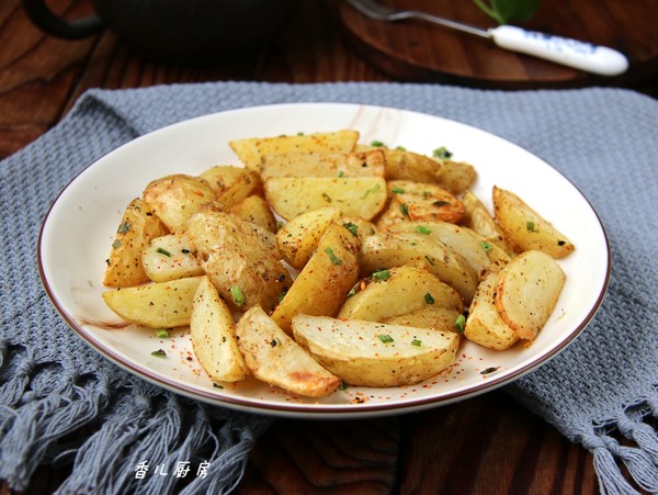 Fried Potatoes with Black Pepper recipe