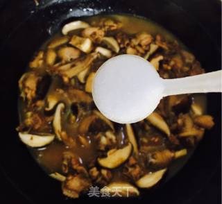 Stewed Chicken with Mushrooms recipe