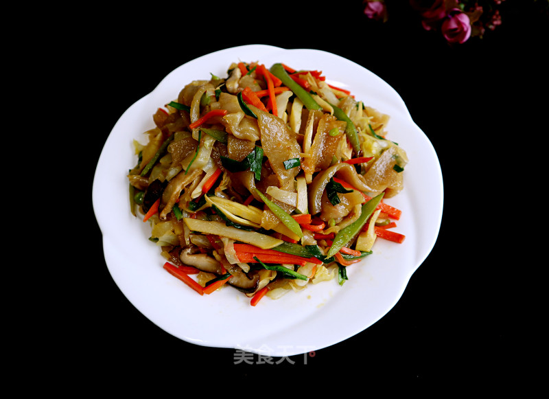 Stir-fried Noodles with Mixed Vegetables recipe