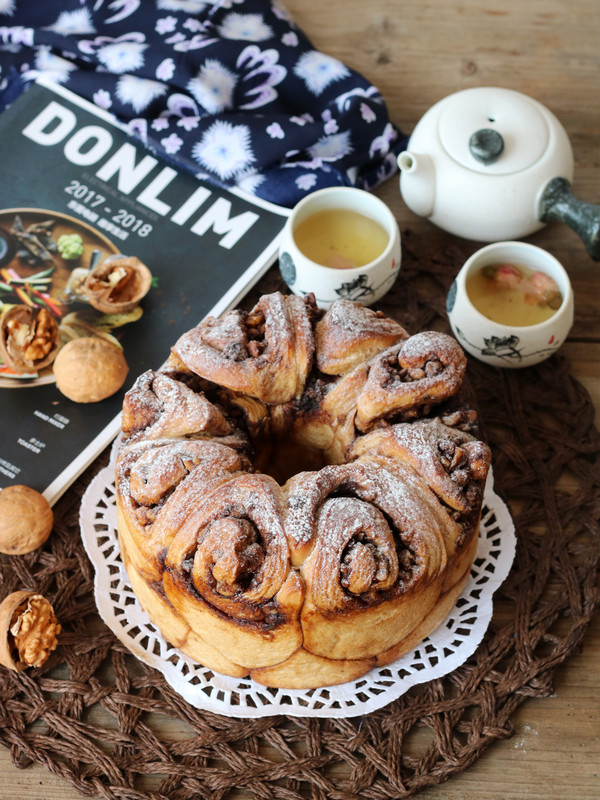 Brown Sugar Cinnamon Walnut Shredded Bread recipe