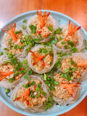 Garlic Vermicelli Shrimp, Rich Reunion Garlic Anchovy Shrimp, Xiaobai Can Easily Make It recipe