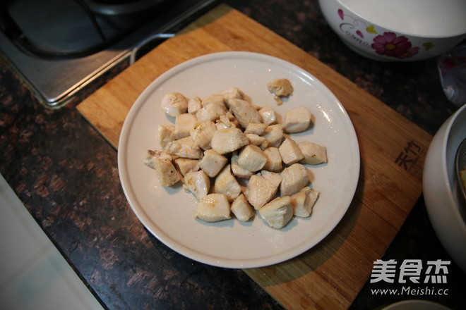 Potatoes, Chicken Nuggets and Chili Noodles recipe