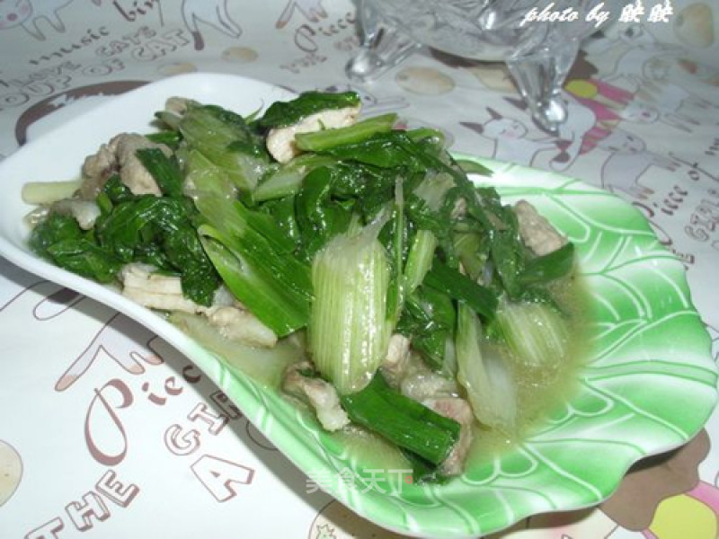 Stir-fried Pork with Cucumbers recipe