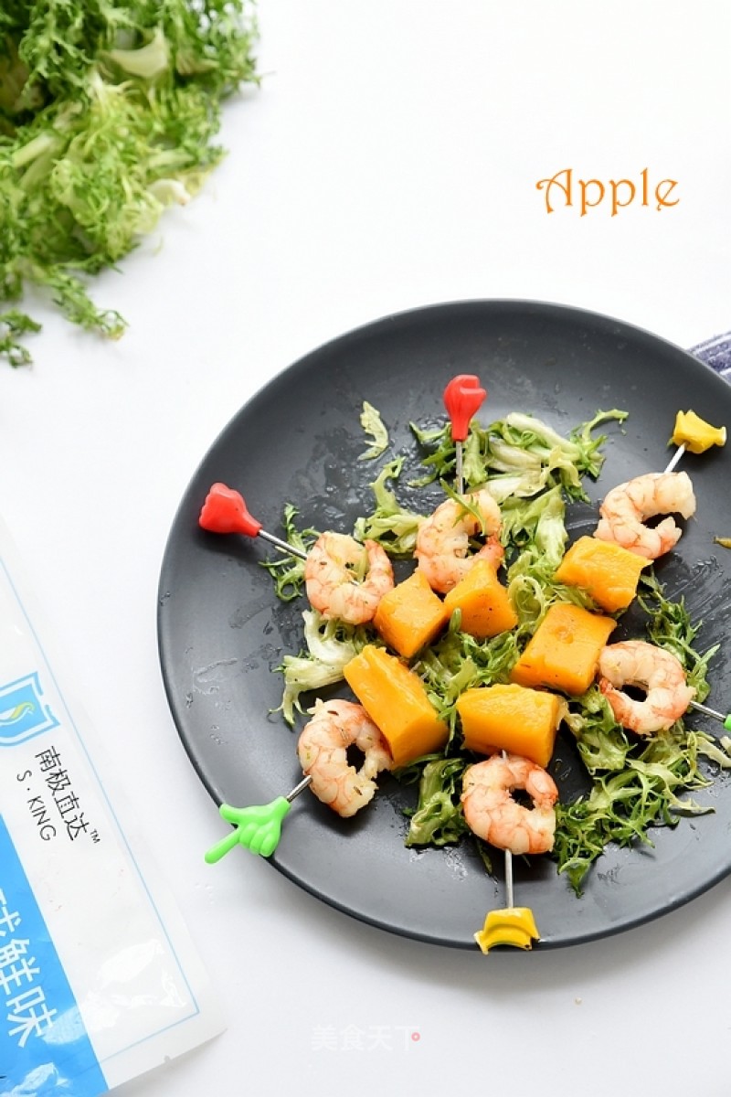 Mango Red Shrimp Skewers