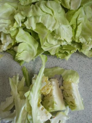 Stir-fried Cabbage with Pleurotus Eryngii recipe