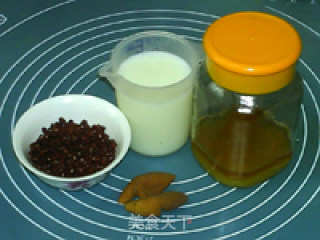 Red Bean Honey Milk Drink recipe