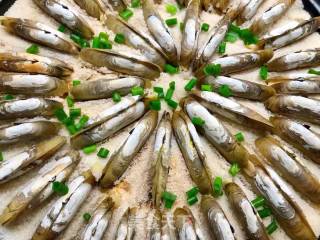 Salt-baked Razor Clams recipe