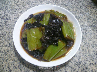 Huayu'er's Home-cooked Side Dish~~~~~~ Black Fungus Roasted Tiger Skin Pepper recipe