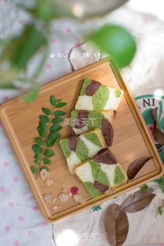 #柏翠大赛# Soft Three-color Toast recipe