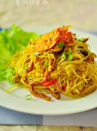 Sin Chew Fried Rice Noodles recipe