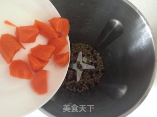 Red Bean Carrot Soy Milk recipe
