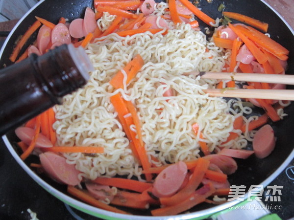 Assorted Fried Instant Noodles recipe