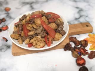 Beef Stir-fried Tofu recipe