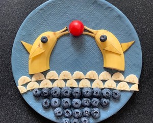 Fruit Platter Creative Dolphin Banana Fruit Cut recipe