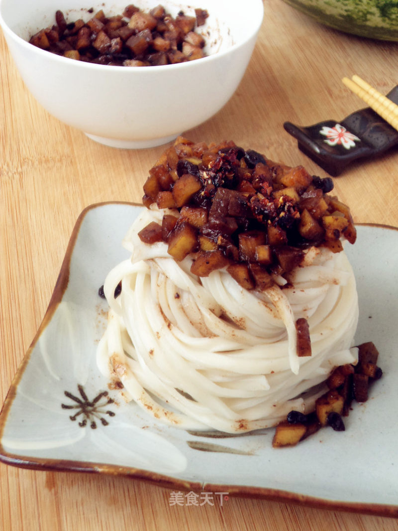 Tossed Noodles in Black Bean Sauce recipe