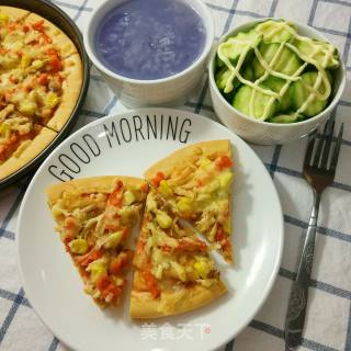 # Fourth Baking Contest and is Love to Eat Festival# Carrot, Corn and Chicken Pizza recipe