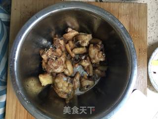 Stewed Chicken Drumsticks with Mushrooms recipe