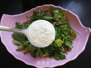 Steamed Celery Leaves recipe