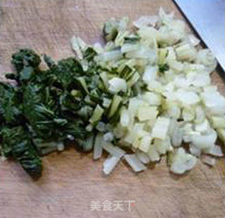 Salted Octopus with Cabbage recipe