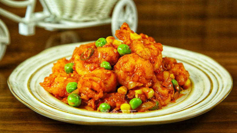 Korean Dry-boiled Prawns recipe