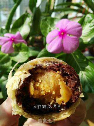 Egg Yolk Pastry ~ Detailed Process of Kneading The Oily Crust by Hand recipe