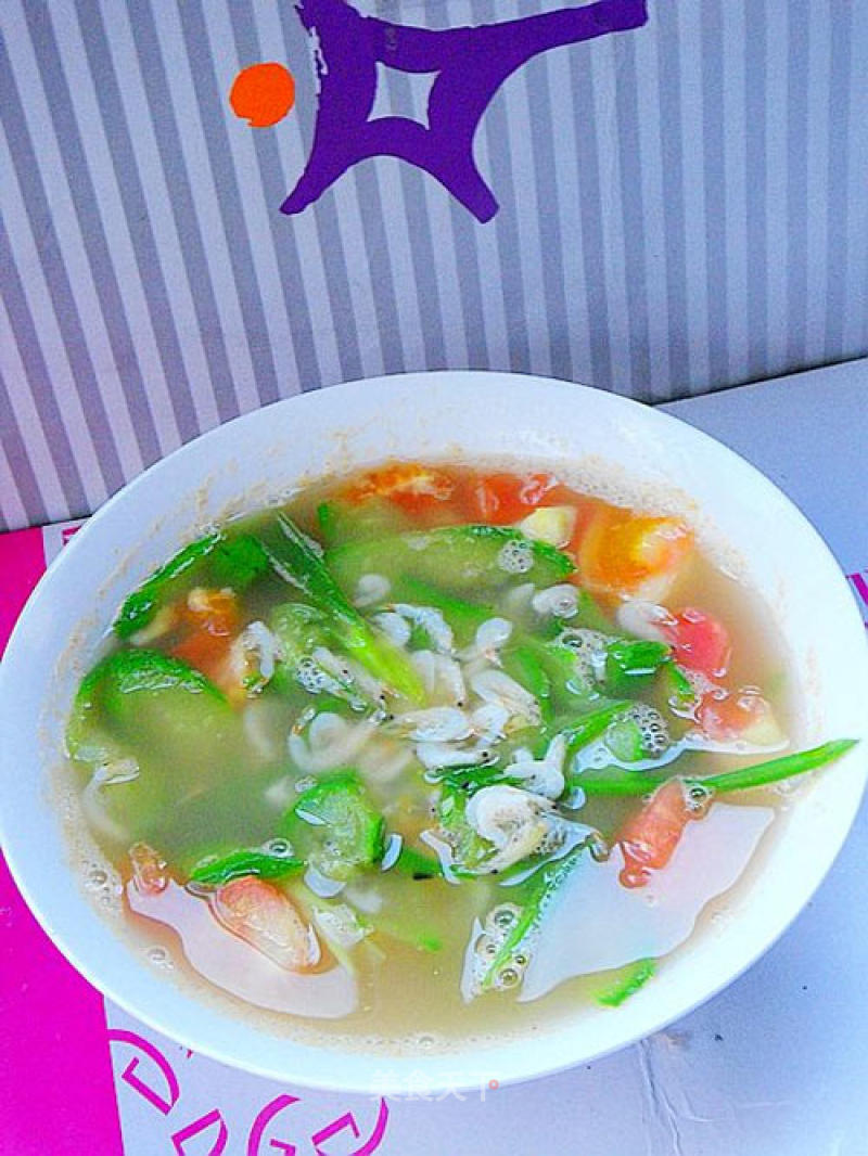 Shrimp Skin Loofah Soup recipe