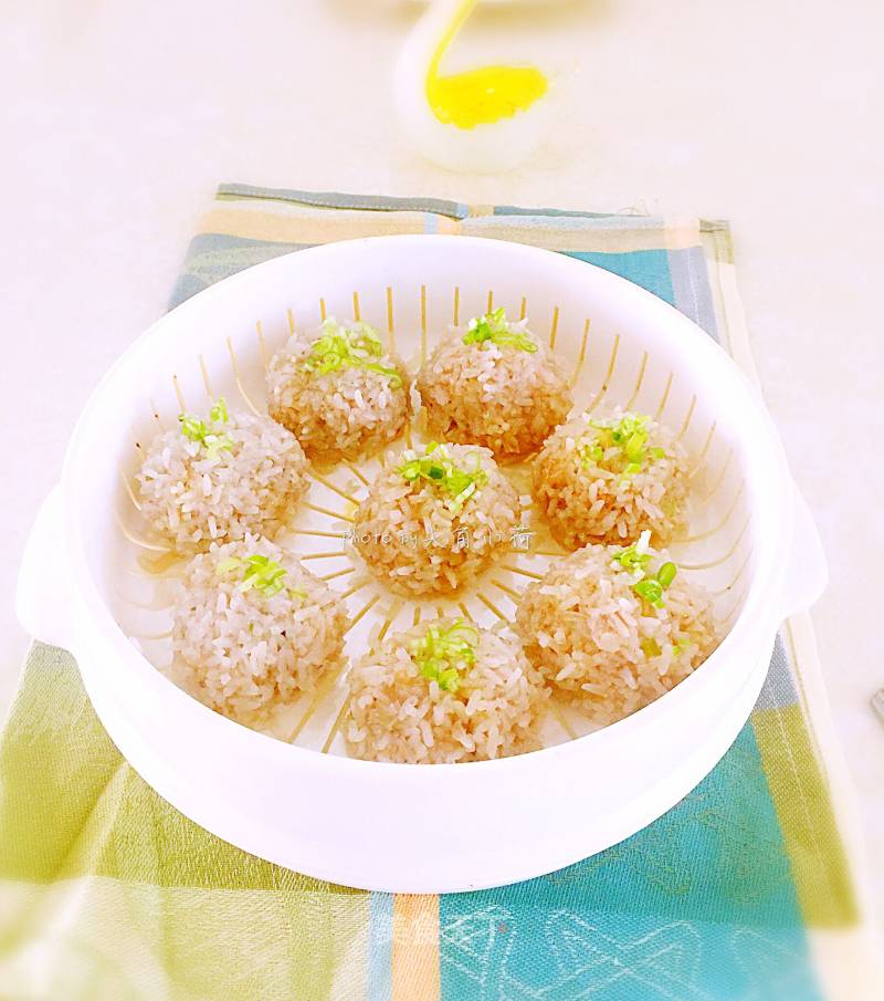 #trust之美# Steamed Glutinous Rice Meatballs recipe