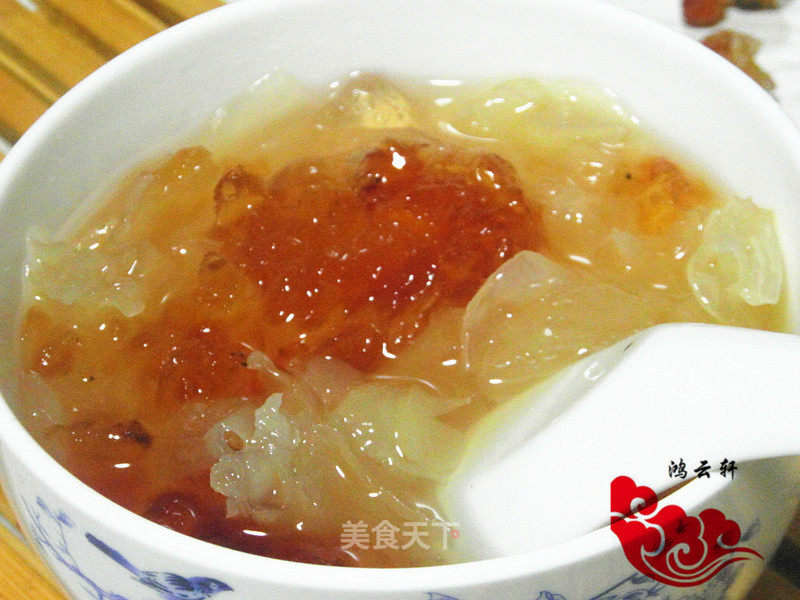 Peach Gum and Snow Lotus Seed Syrup