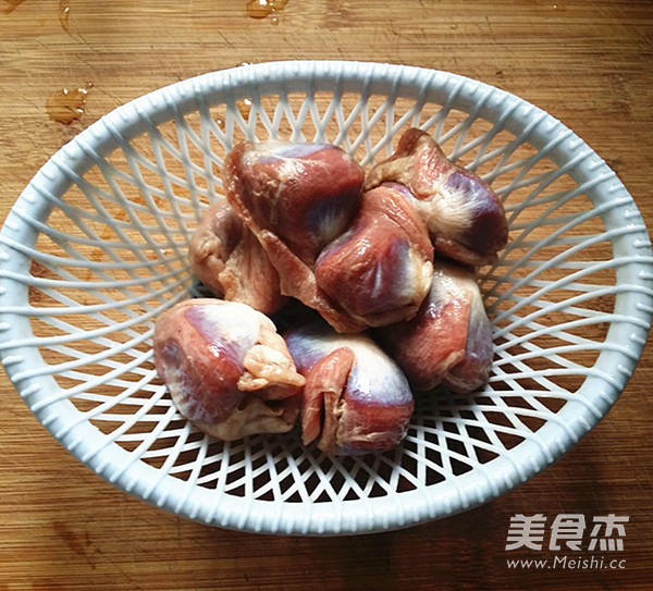 Salted Duck Gizzards recipe