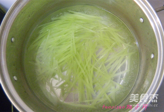 Cold Green Bamboo Shoots Double Silk recipe