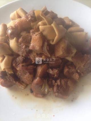 Beer Duck Stewed Tofu Skin recipe